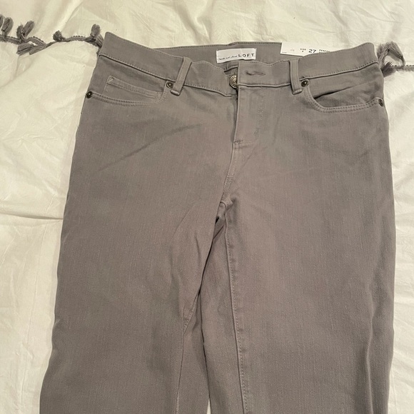 Loft gray stretch performance jeans - Picture 2 of 2